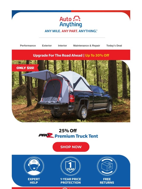 AmericanTrucks - Only $55 to upgrade your outdoor adventures..