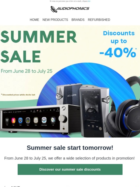 Audiophonics - Summer sale start tomorrow