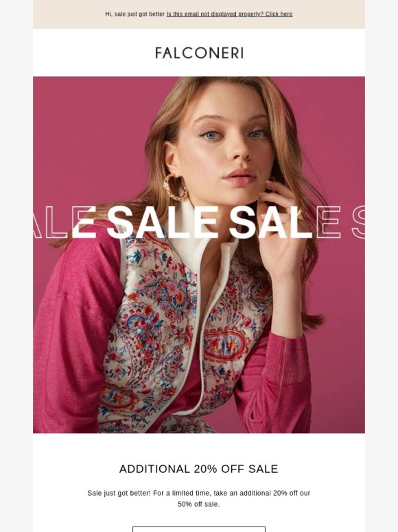 Falconeri - SALE: Take An Additional 20% Off All Sale