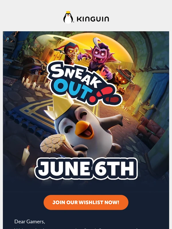 Kinguin - SNEAKY Game Announcement! June 6,2024
