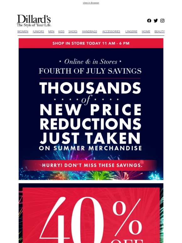 Dillard's - Hurry! Don