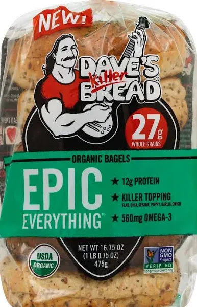 Davids Killer Bread Epic Everything Bagels
