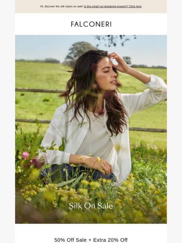 Falconeri - Silk On Sale | 50% Off + Extra 20%