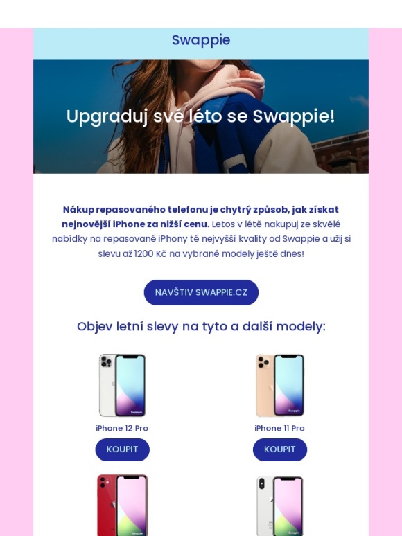 Swappie - Letní výprodej - sleva až 1200 Kč