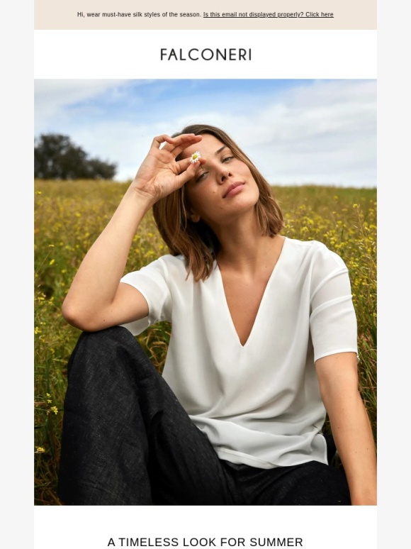 Falconeri - Natural summer fiber: silk