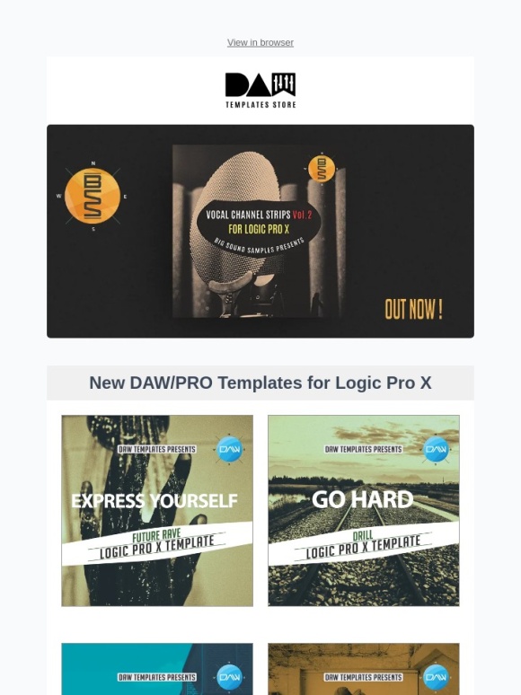 DAW Templates - ? New Products & Templates Online for your DAW