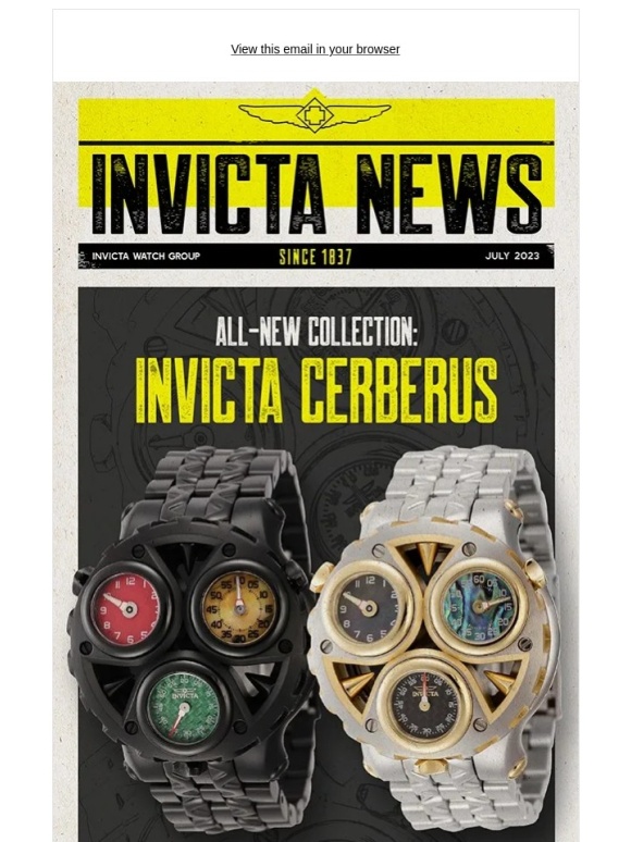 Invicta - All-NEW Collections and Collaborations to Make Your Summer Sizzle