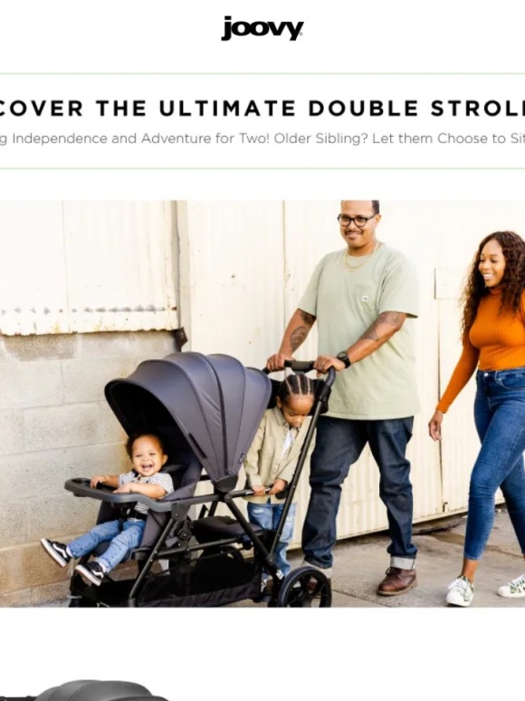Joovy - Elevate Your Families Adventures: Unleash the Power of Freedom and Flexibility with our Caboose Strollers