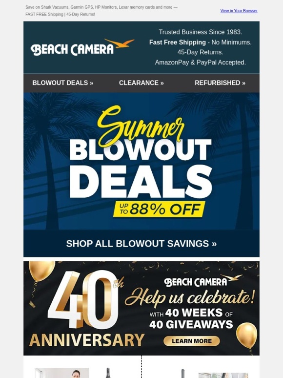 Beach Camera - ?Mid Summer Blowout Deals for Home,Tech,and More!?