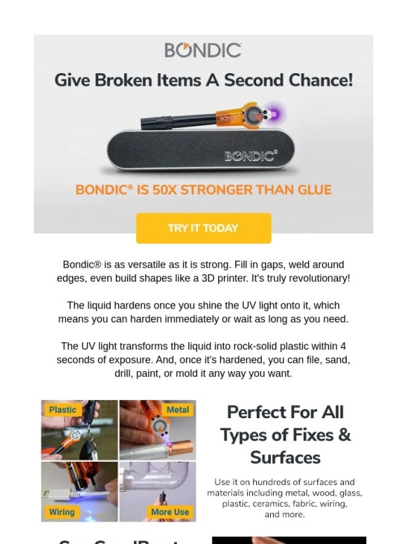 IMDb - Bondic Succeeds Where Glue Fails