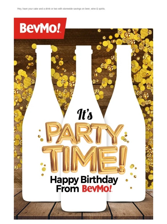 BevMo - Celebrate Your Birthday With A $10 OFF Coupon
