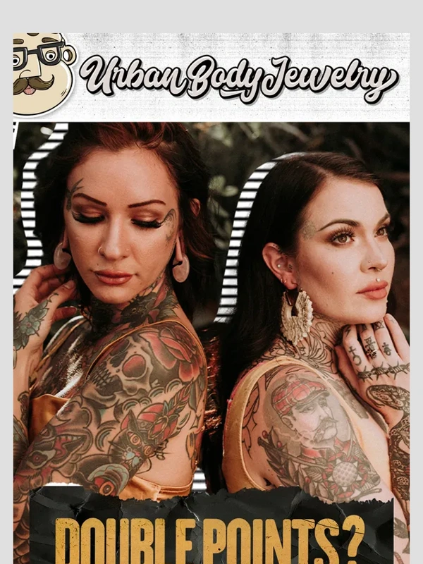 Urban Body Jewelry - Earn Double Points Today Only!