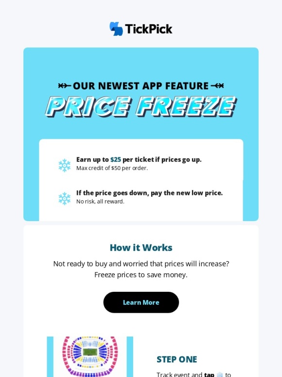 TickPick - Pssst..We have a killer new feature ❄️ ?