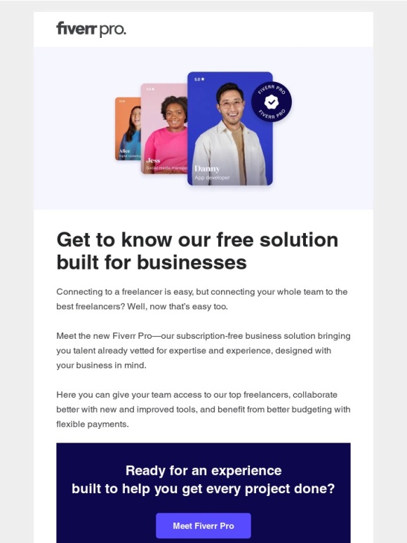 Fiverr - Vetted talent and tools for the whole team