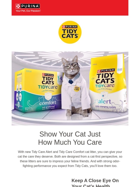 Purina Pro Plan - Meet Tidy Care: Cats First,Always