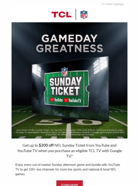 Tcl - Upgrade Your Fan Cave and Save