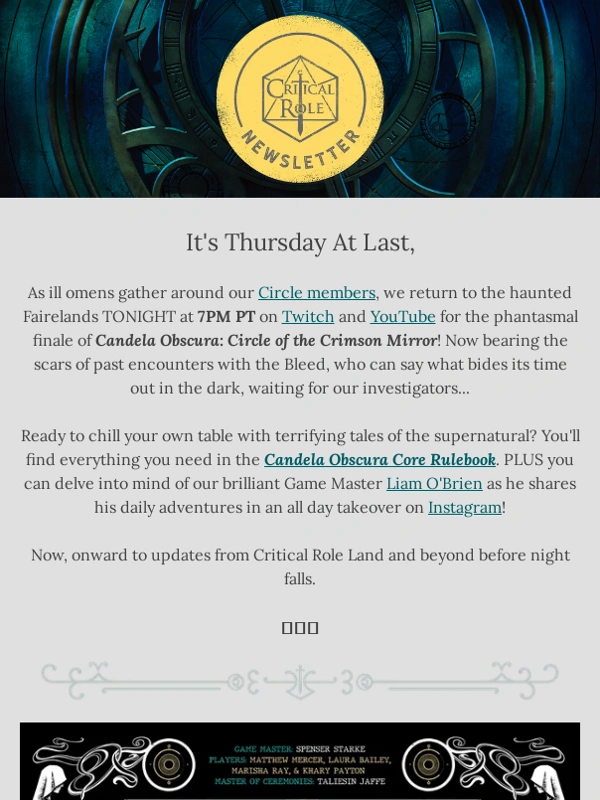 Critical Role - A Phantasmal Finale,Plus A LIVE Show! ??