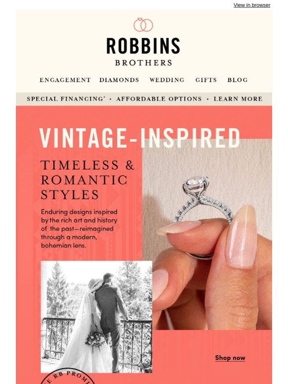 Robbins Brothers - Engagement ring looks we've loved for decades