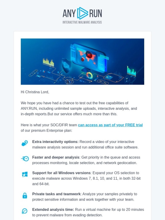 ANY - Free 14-day access to top features of ANY.RUN
