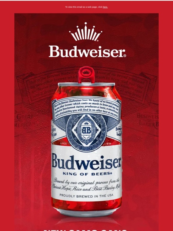 Budweiser - NEW BUD CAMO CANS AVAILABLE NOW
