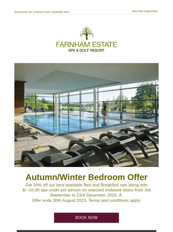 Farnham Estate - Autumn/Winter Offers - Don't miss out