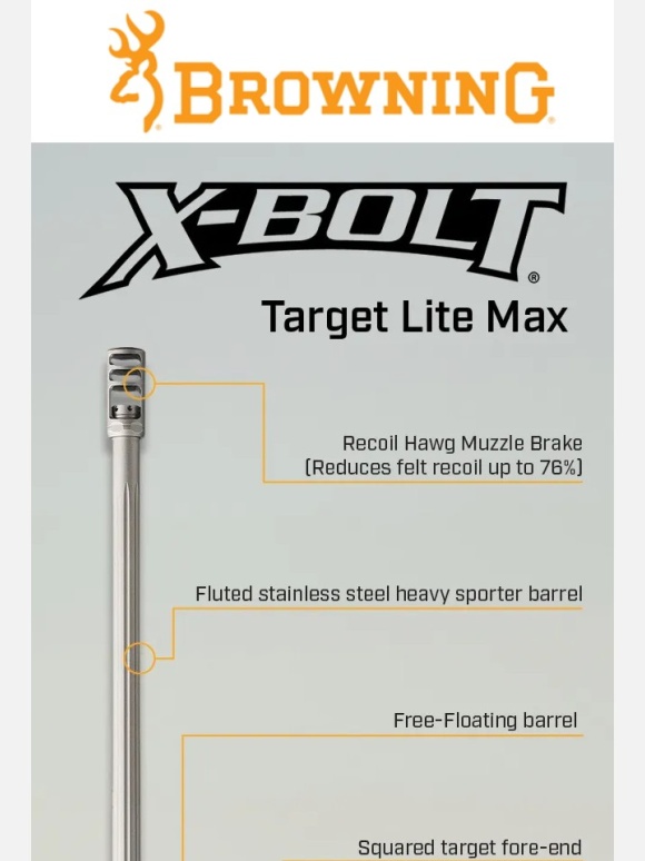Browning - X-Bolt Target Lite Max and Long Range 101