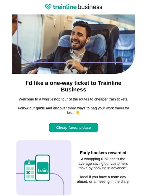 TrainLine - Save big on your work travel