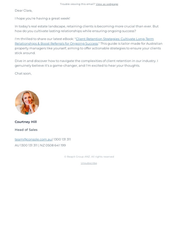 Console - Unlock the Secret to Client Loyalty: Dive In Now