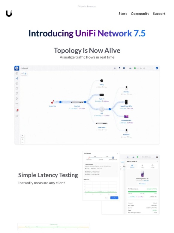 Ubiquiti Networks - Introducing UniFi Network 7.5