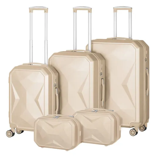 Hikolayae Crossroad Collection 5-piece hardside luggage set