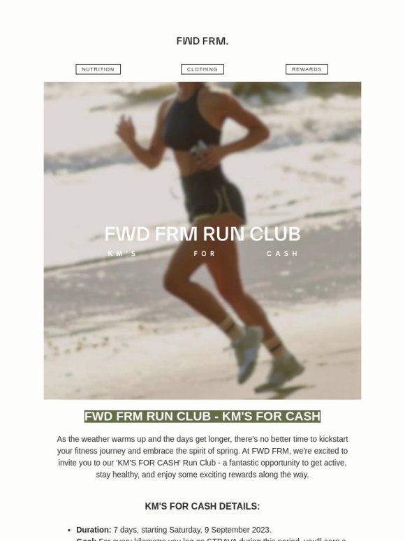Strava - KM'S FOR CASH ??