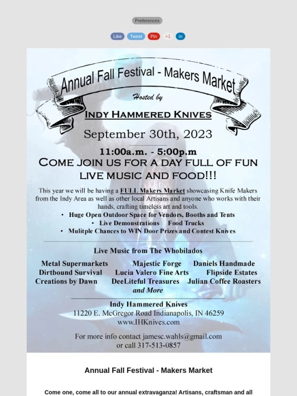 GoDaddy - Annual Fall Festival - Makers Market Saturday,September 30th,2023