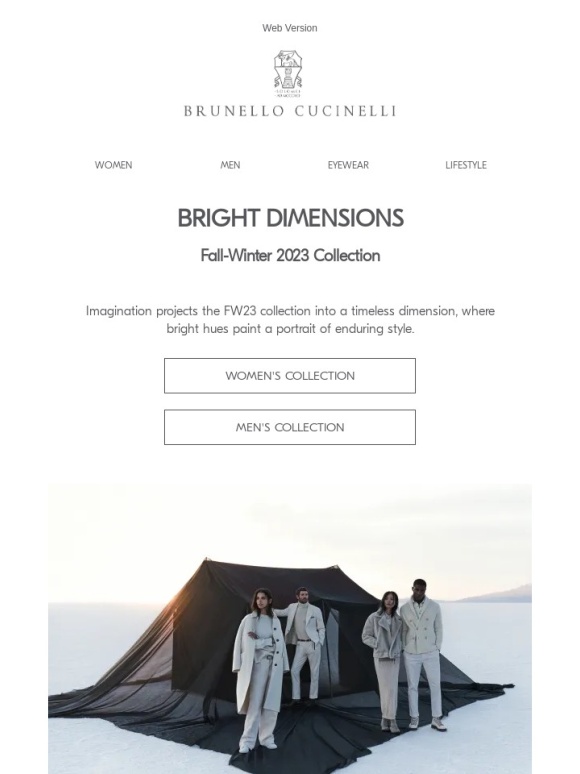 Brunello Cucinelli - BRIGHT DIMENSIONS