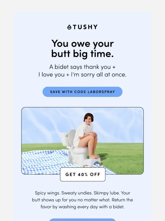 Tushy - 40% OFF ENDS SOON