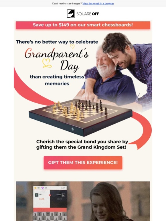 Square Off - The best gift this Grandparent's Day to match their affection ?