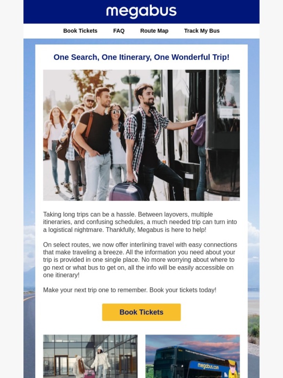 megabus - Never Miss a Connection: Interlining Routes Now Available