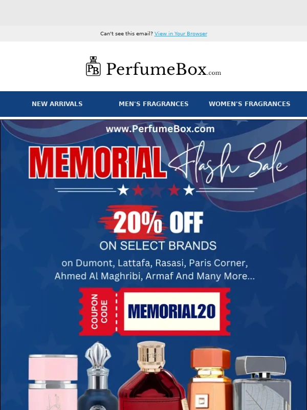 The - Memorial Day Flash Sale: