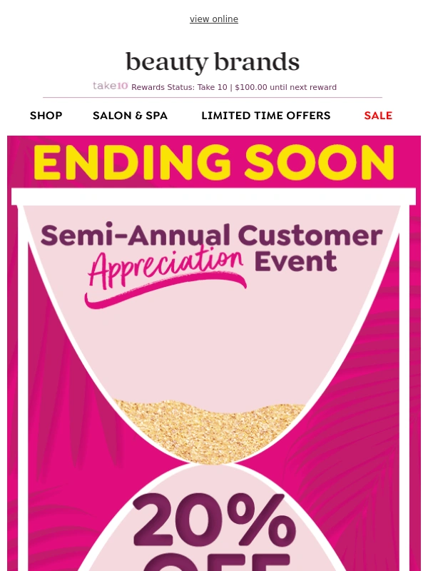 Beauty Brands - ⏳ Your 20% off coupon expires soon