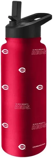 Logo Brands Cincinnati Reds Steep and Repeat Quencher Bottle