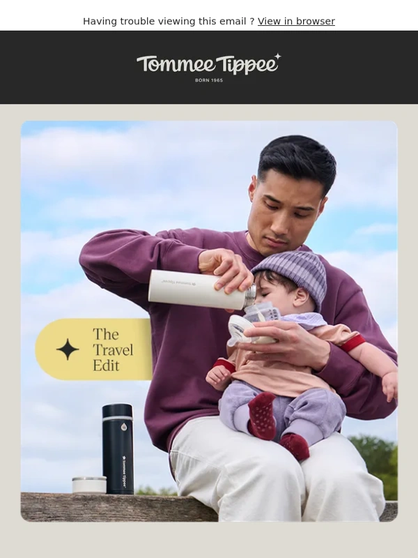Tommee Tippee - Getting away with a baby in tow this summer?