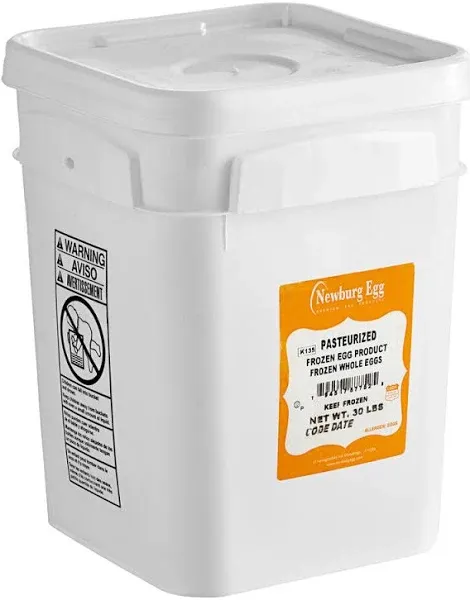 Martin's Quality Eggs Frozen Whole Liquid Eggs 30 lb. Pail