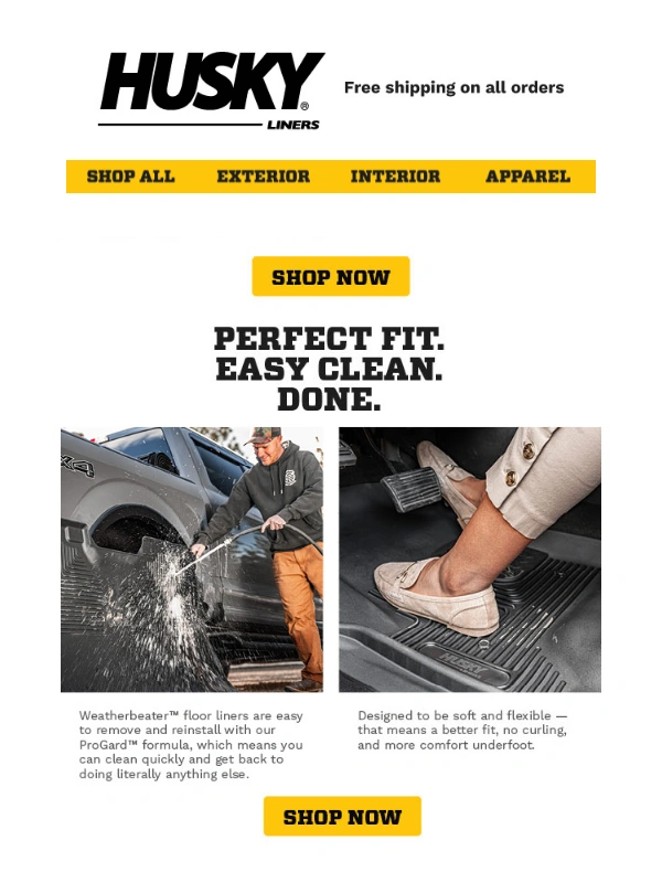 Husky Liners - Don't miss 15% off Husky Liners® Weatherbeater™: the toughest,cleanest fit