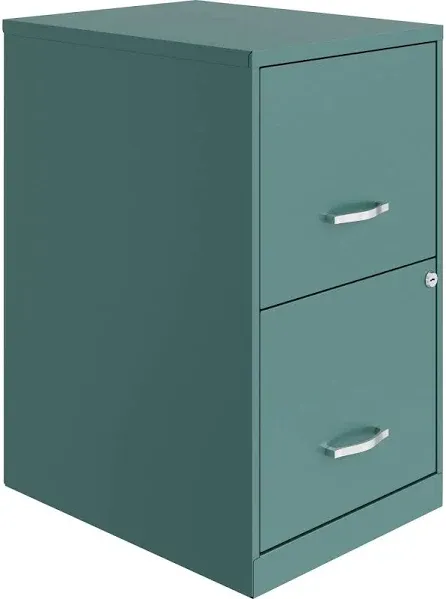 Space Solutions 18in. 2 Drawer Metal File Cabinet