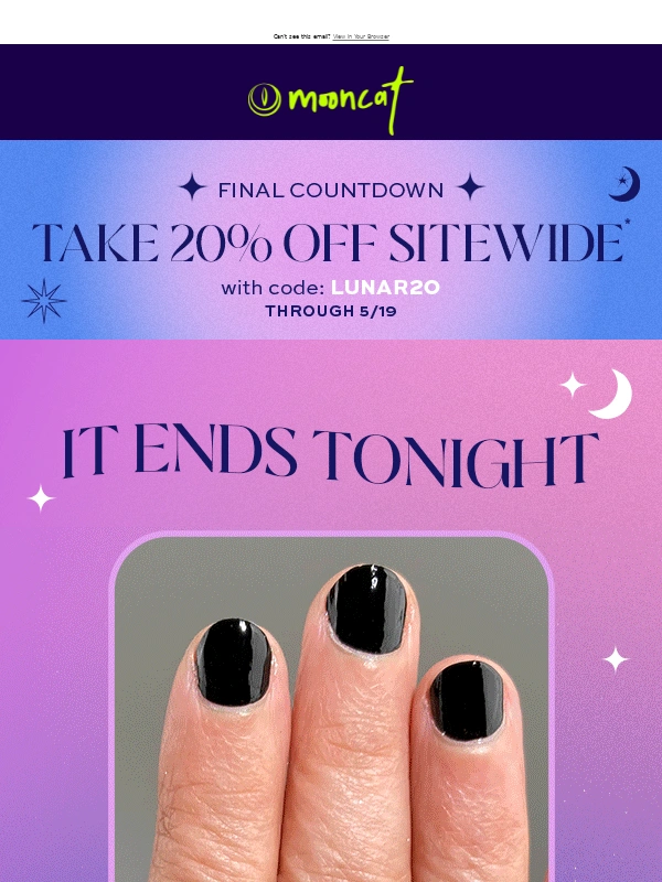 mooncat - ☆ IT ENDS TONIGHT ☆ 20% OFF sitewide