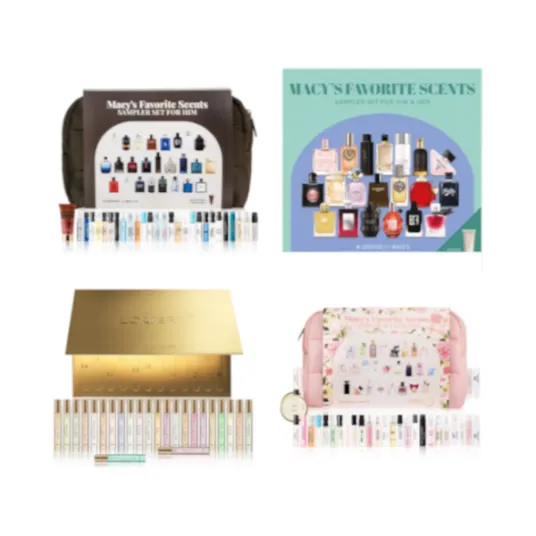 26-piece mens and womens fragrance sampler sets
