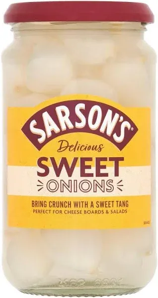 Sarsons Sweet & Mild Silverskin Onions