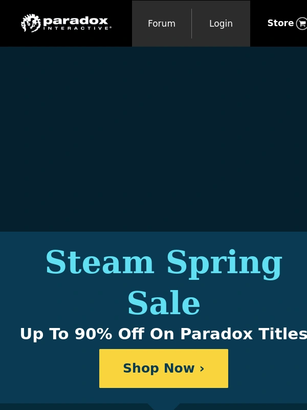 Paradox Interactive - Up To 90% Off During The Steam Spring Sale