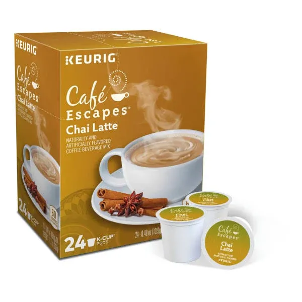 Cafe Escapes Chai Latte Keurig K-Cup