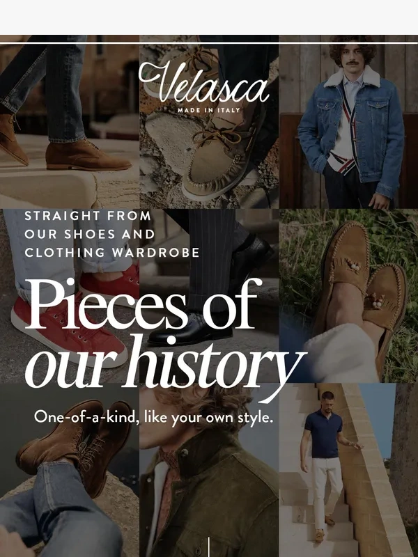 Velasca - One-of-a-kind pieces,40% off