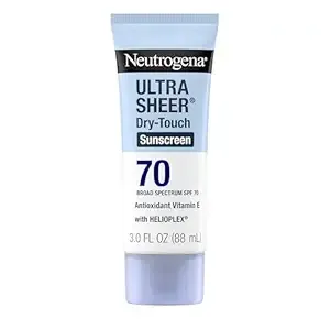 Neutrogena Ultra Sheer Dry-Touch Water Resistant and Non-Greasy Sunscreen Lotion with Broad Spectrum SPF 70